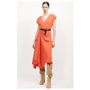Equipment Bianca Orange Dress